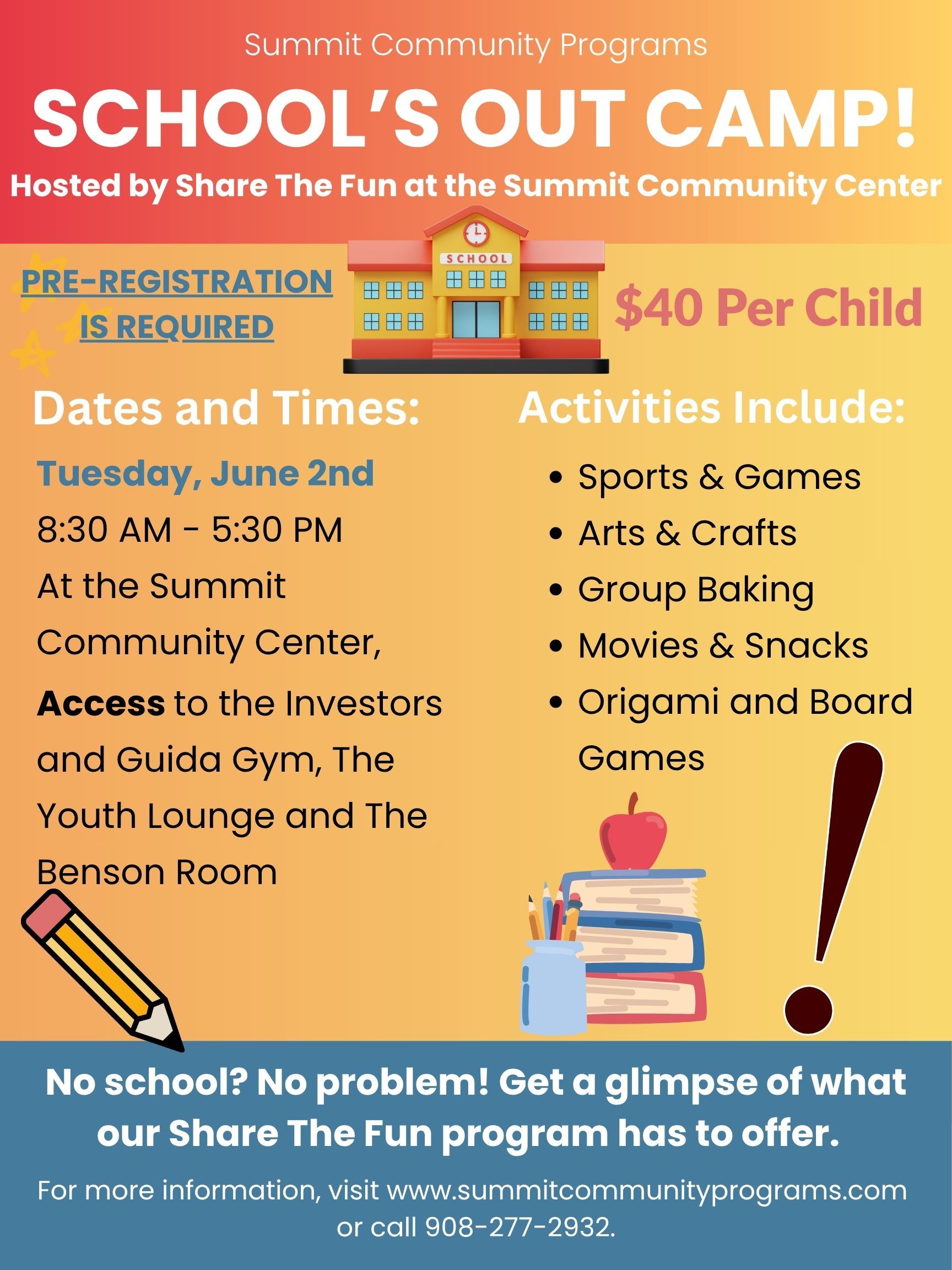 Schools Out Camp