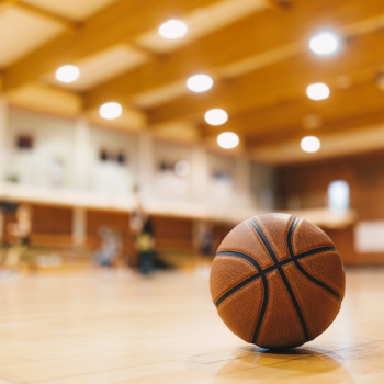 youth basketball game or practice