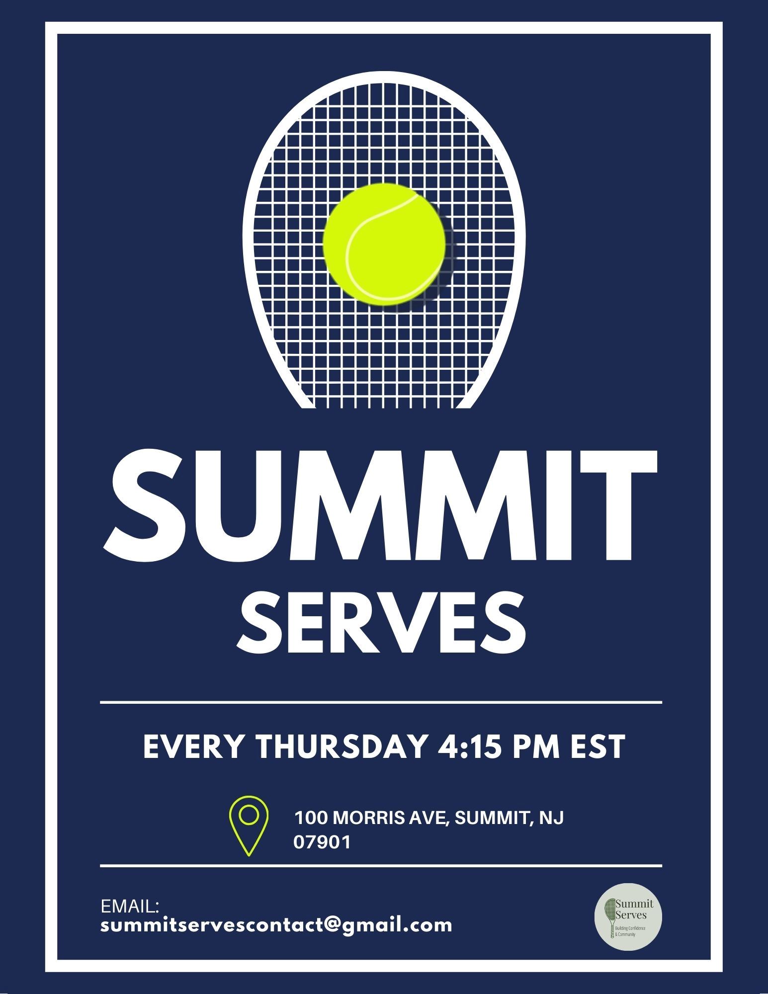 Summit Serves Flyer