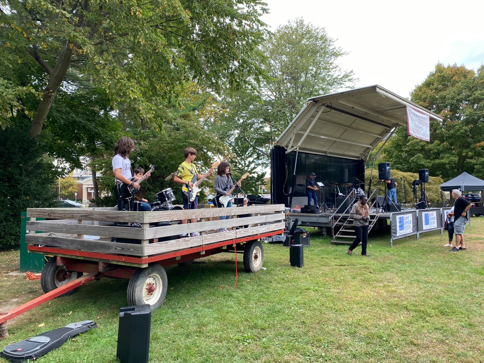 band competition on Summit Village Green
