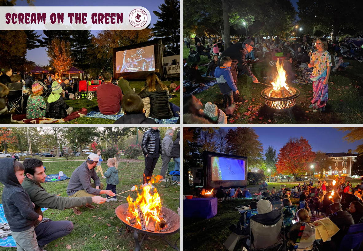 halloween event photo collage