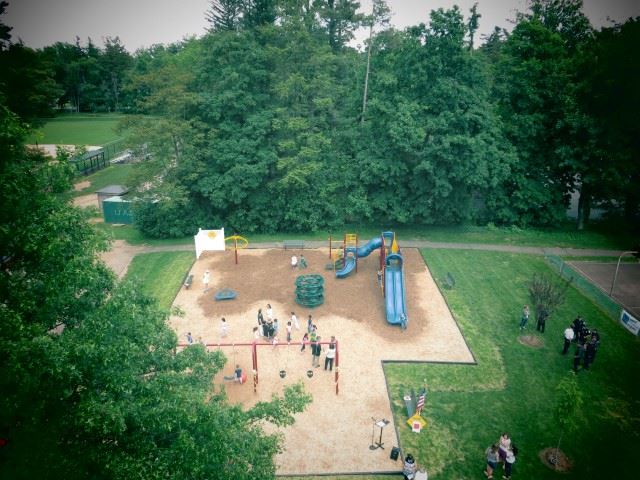 Aerial view of Wilson Park