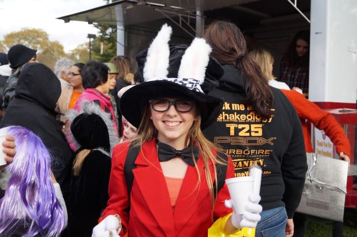 Marching through the PAL Halloween Parade